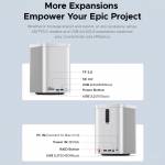 orico m435-minitower-m2-ssd-35-inch-hard-drive-enclosure-hybrid-storage-for-mac-mini-2024-7