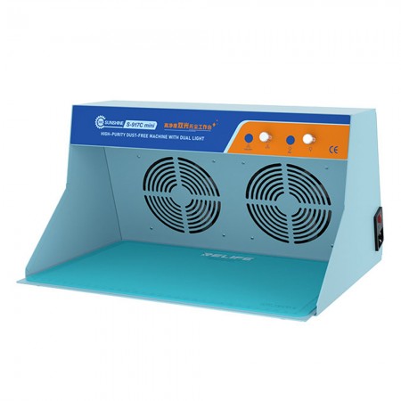 Sunshine S-917C Mini High-purity Dust-free Workbench with Dual Light for Detecting LCD Screens