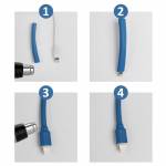 2UUL Multiple Specifications Polyolefin Pre-cut Heat Shrink Tubing - 200Pcs