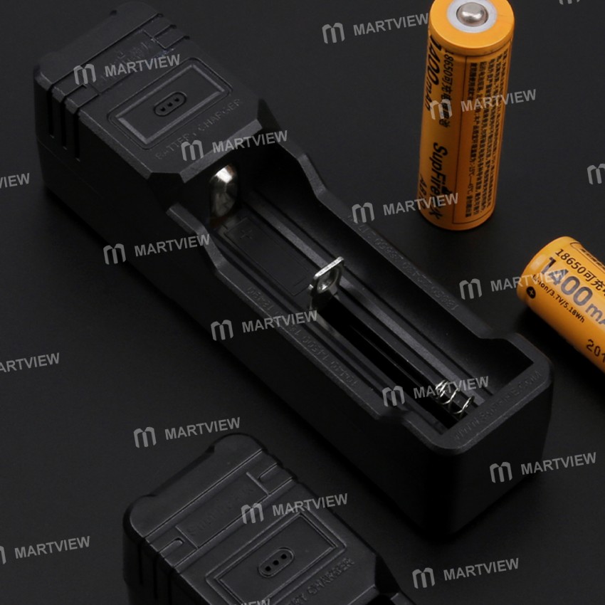 Supfire AC16 USB Smart Battery Charger for 18650/18350 /26650/14500/16340/18490/10440 Rechargeable B