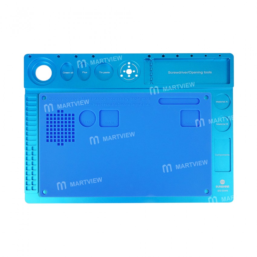 Sunshine SS-004N Multifunction Aluminum Alloy Microscope High Heat Resistant Maintenance Mat