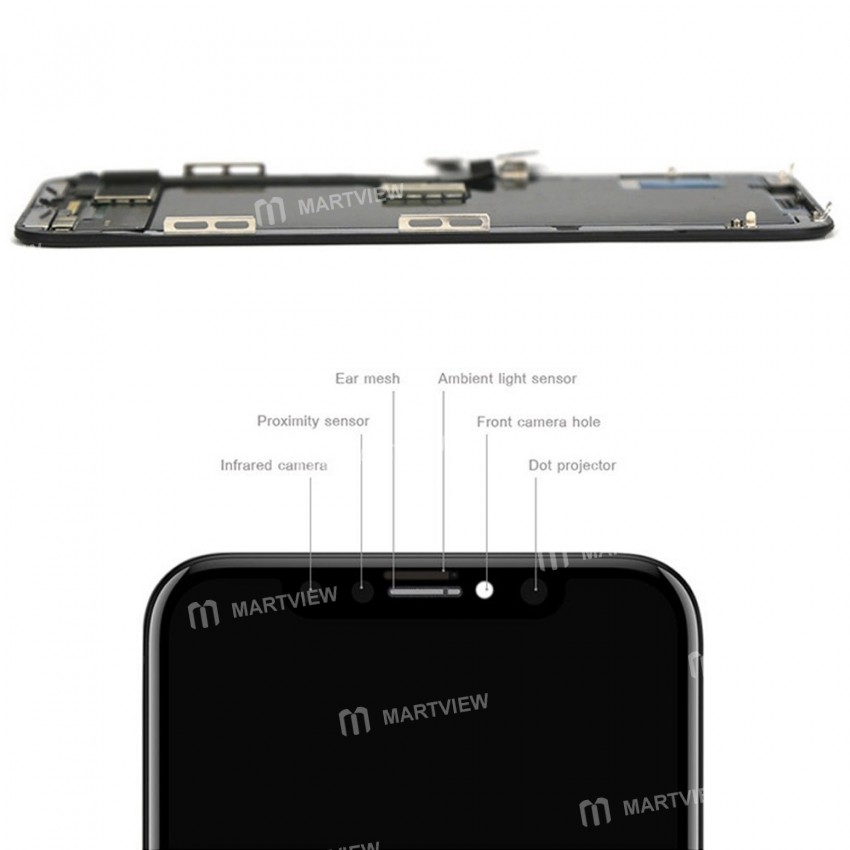 Replacement LCD Screen Touch Digitizer LCD Display for iPhone X - Black