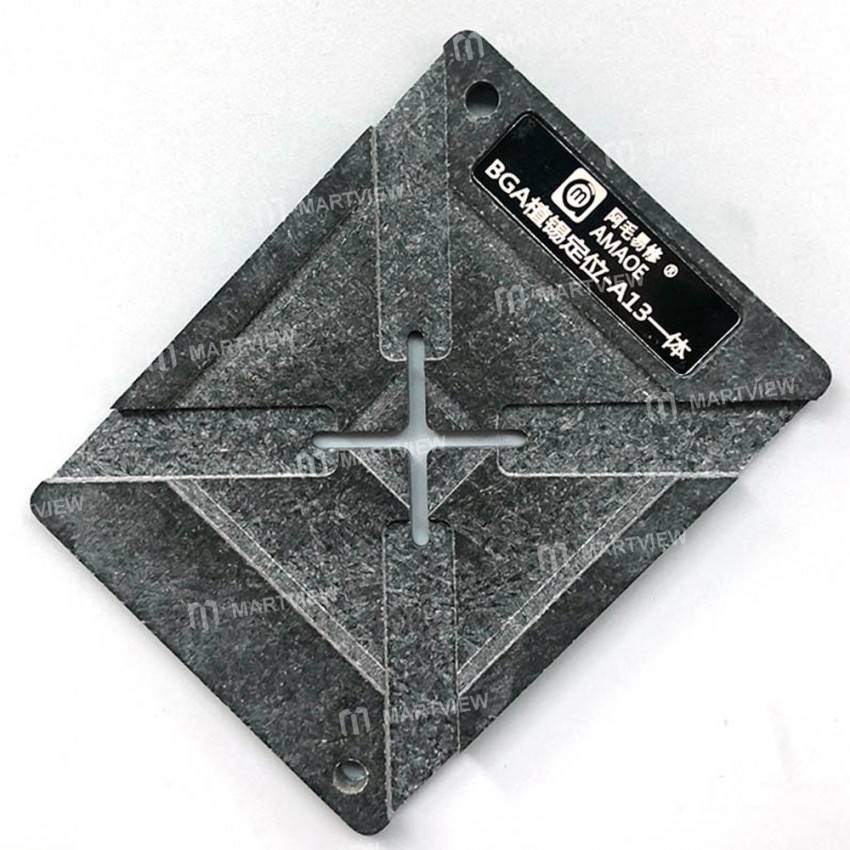 Amaoe A13 Magnetic BGA Reballing Positioning Platform With 0.10mm Stencil for A13 CPU Reballing Kit