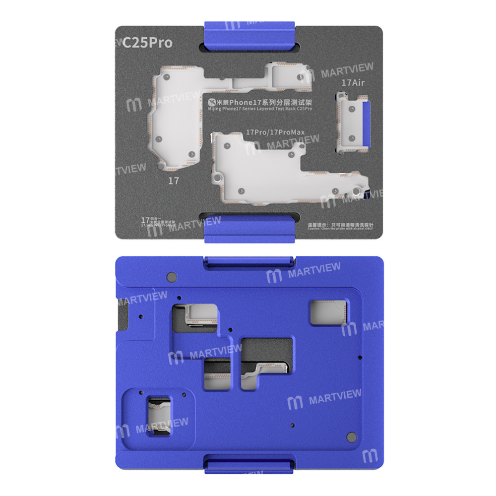 mijing c25pro-motherboard-layered-testing-fixture-for-iphone-17-17air-17-pro-17pro-max-1