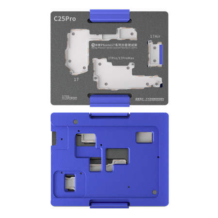 Mijing C25Pro Motherboard Layered Testing Fixture for iPhone 17 / 17Air / 17 Pro / 17Pro Max