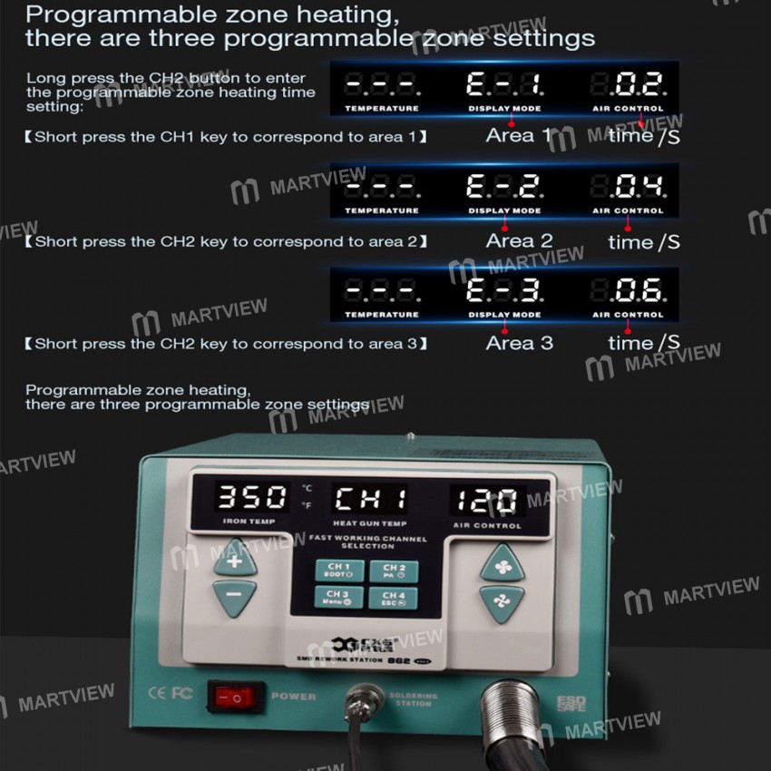 cxg 861-862-2-in-1-hot-air-gun-soldering-iron-eddy-current-programming-desoldering-station-13