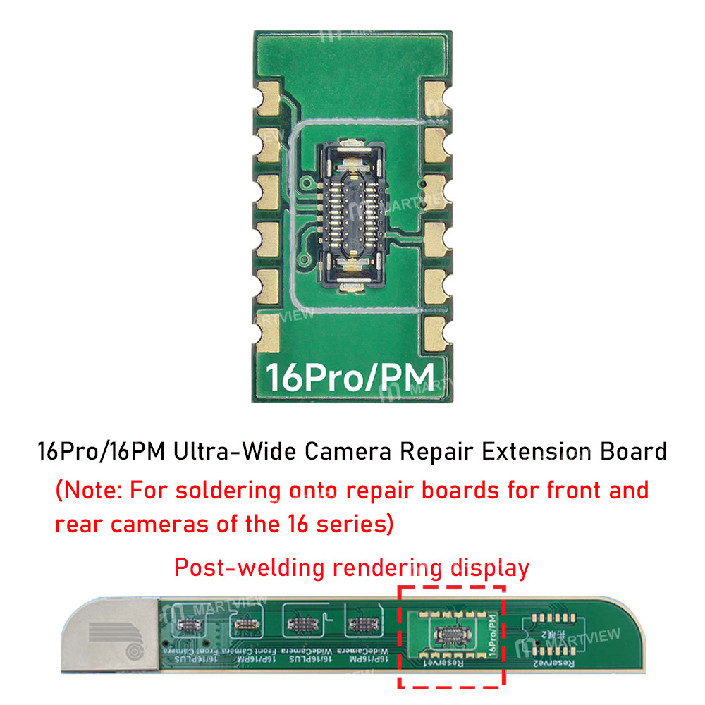 jcid ultra-wide-camera-repair-extension-board-fpc-for-iphone-16-pro-16pro-max-4