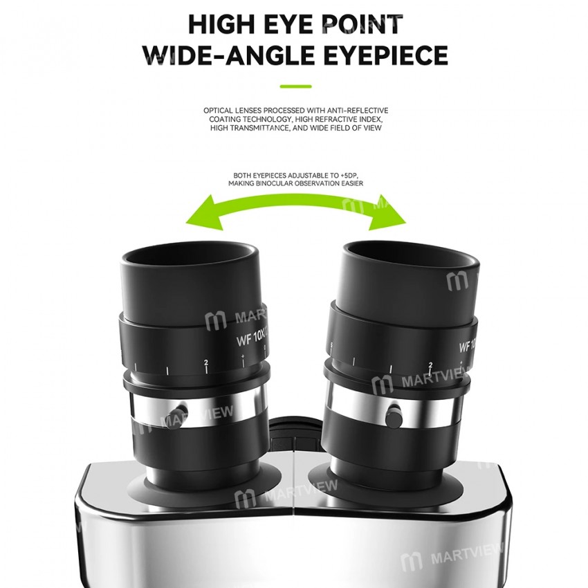 luowei lw-tr02-b3tv-7-50x-synchronous-zoom-trinocular-stereo-microscope-with-aluminum-alloy-base-10