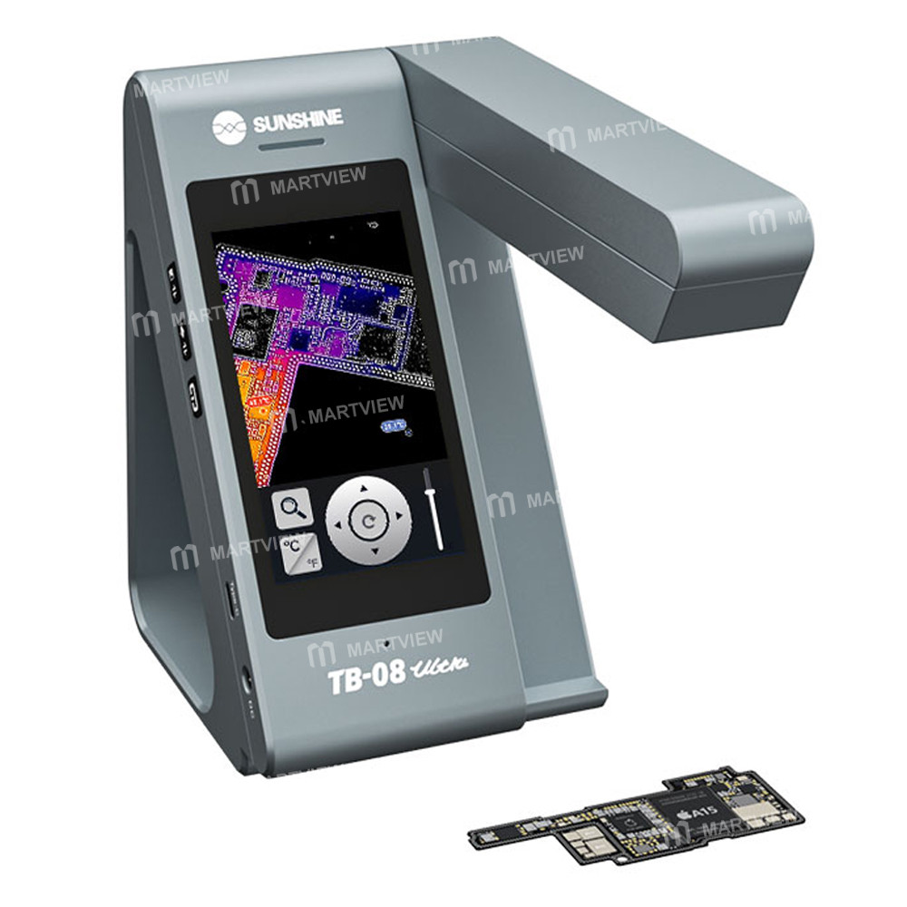 sunshine tb-08-ultra-dual-light-fusion-pcb-motherboard-diagnosis-infrared-thermal-camera-with-smart-