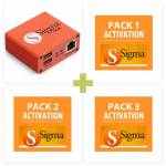 Sigma Box with 9pcs Cable Set + Sigma Pack 1, 2, 3 Activations