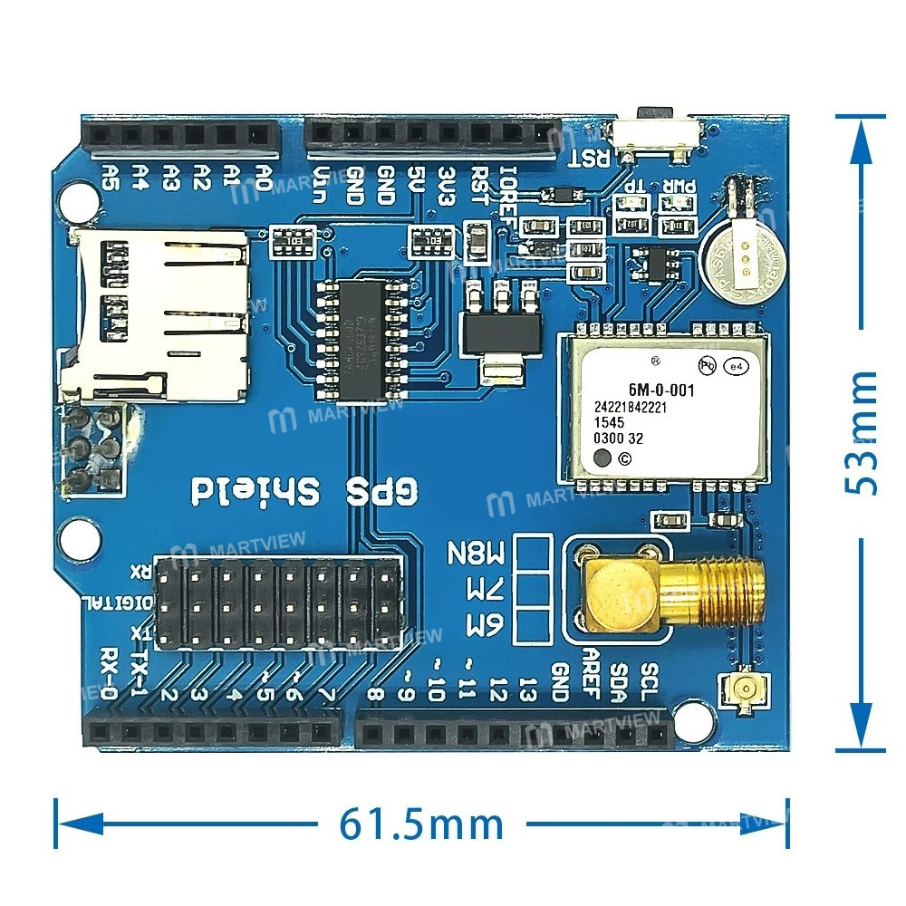 6m gps-module-with-sd-card-slot-antenna-for-arduino-uno-r3-one-2