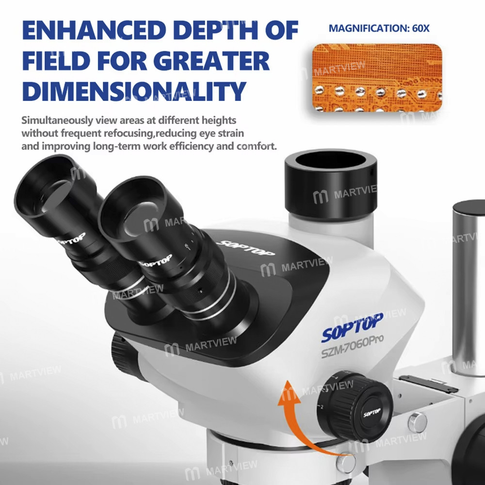 soptop szm-7060pro-7-60x-continuous-zoom-trinocular-stereo-microscope-with-big-base-5