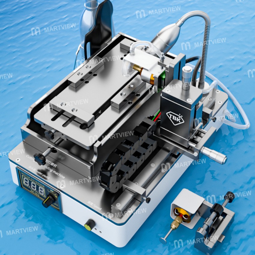 TBK 918 Intelligent Cutting & Grinding Machine for Mobile Phone Motherboard IC / Camera Frame / Back