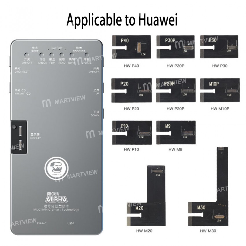 Mechanic Alpha LCD Screen Display Touch 3D Original Color Restoration Tool for iPhone Huawei