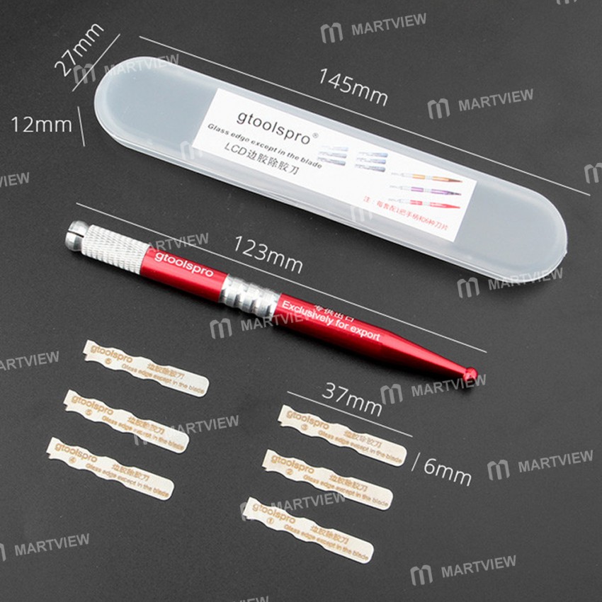 Gtoolspro Screen Edge Middle Frame Glue Removal Blade Set for iPhone Samsung Huawei Xiaomi