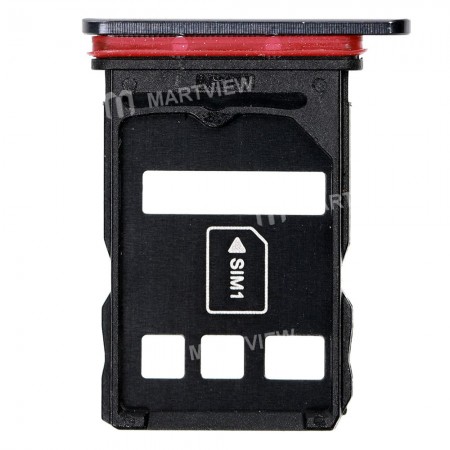 Replacement sim card tray for Huawei p40 black