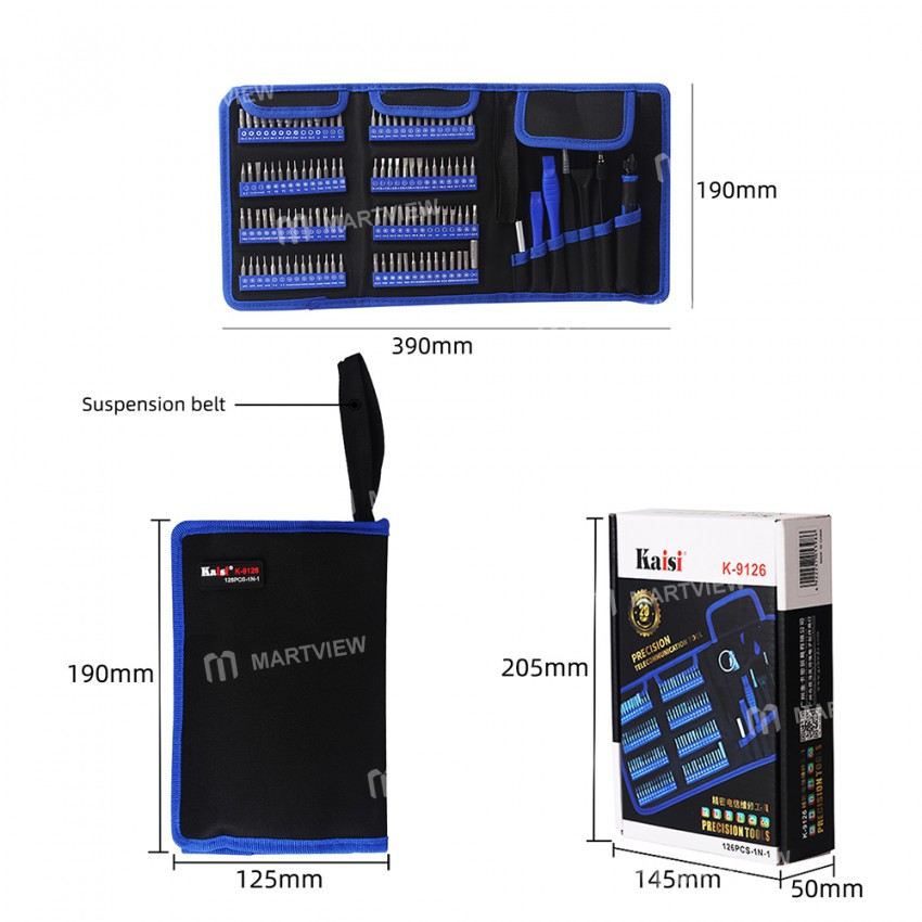 Kaisi K-1926 126-in-1 Precision Screwdriver Set