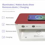 TBK 705A Dust-free Lighting Wireless Charging OCA Film LCD Dust Removal Workbench