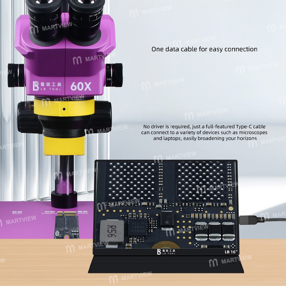 luban 16-inch-multi-function-portable-4k-ultra-hd-microscope-display-3