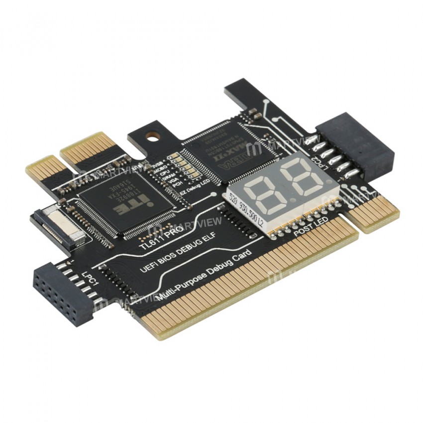 TL611 Pro Universal Laptop and PC PCI / PCI-E / Mini PCI-E / LPC Motherboard Diagnostic Analyzer