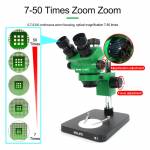 Relife RL-M5T-B1 0.7-5X Continuous Zoom Trinocular Microscope with HD Camera & LCD Display