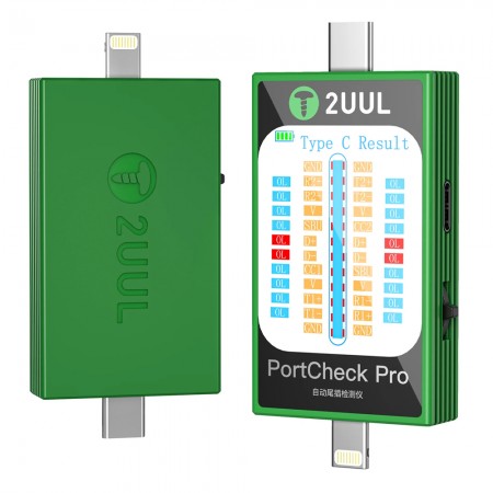 2uul PW31 PortCheck Pro 5V / 2A Type-C / Lighting Interface Automatic Tail Plug Detector