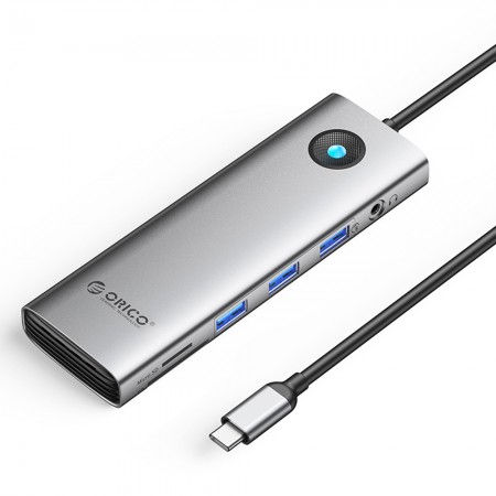 Orico PW11-10P 10-in-1 Type-C 4K HDMI PD60W USB 3.0 5Gbps Multifunction Docking Station