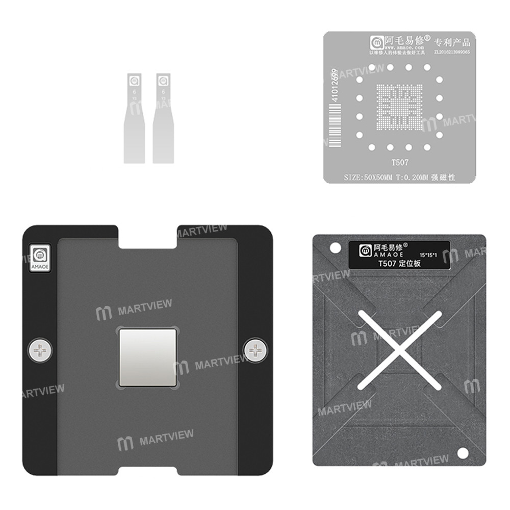 amaoe 020mm-allwinner-t507-embedded-arm-core-board-automotive-soc-chip-bga-reballing-stencil-platfor