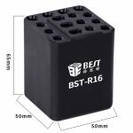 BST-R16 16-hole Multi-function Classified Storage Box for Heating Core/Screwdriver/Tweezers Storage