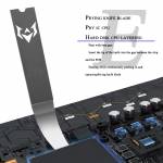 Mechanic BGA Mainboard CPU Chip Glue Remover Blades Set -3pcs