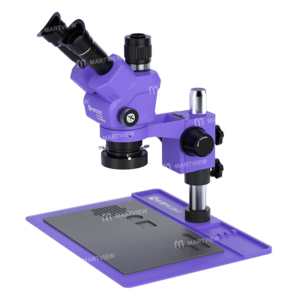 miko Mijing MJ-6555Pro 6.5-55X Synchronous Zoom Trinocular Stereo