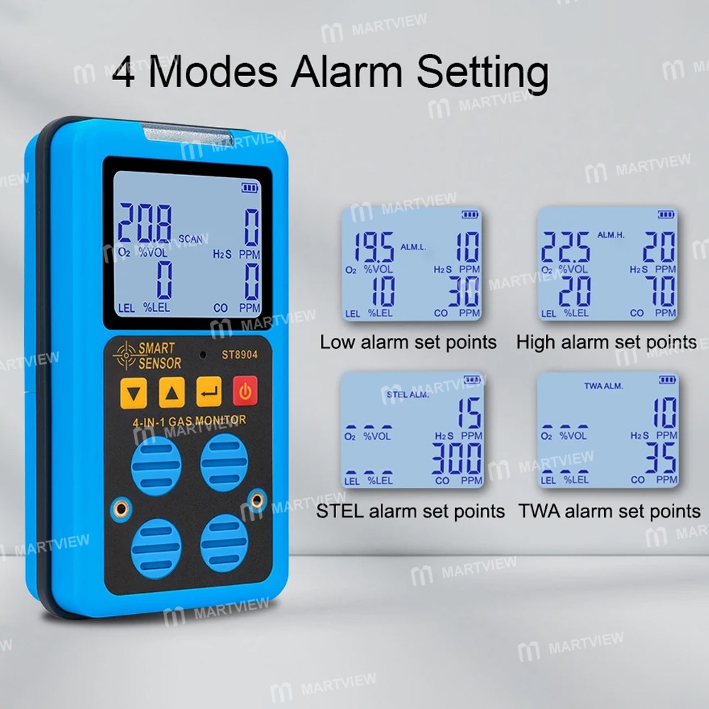 smart sensor-st8904-4-in-1-poisonous-hazardous-and-combustible-gas-detection-alarms-12