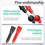 Aneng PT2002 600V 10A Non-destructive Elongated Superfine Needles Tips for Digital Multimeter - 2Pcs