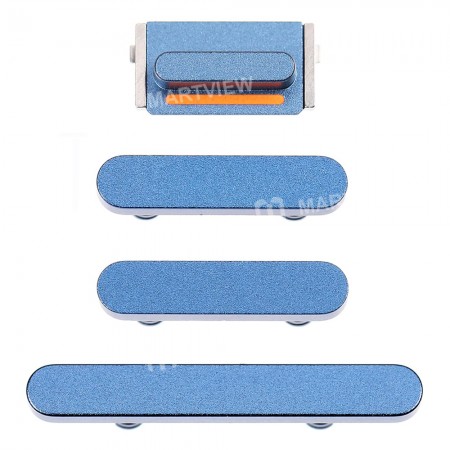 Replacement side bottom set for iPhone 13 13 mini blue