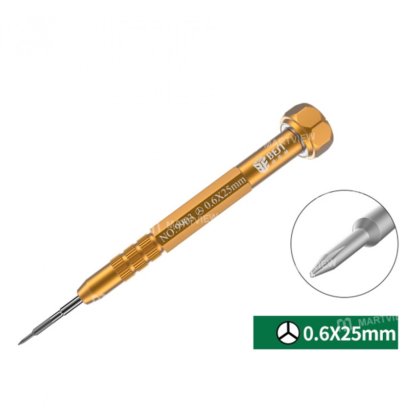 BST-9903 360 Rotation Aluminum Alloy Precision Magnetic Screwdrivers with S2 Steel Bits