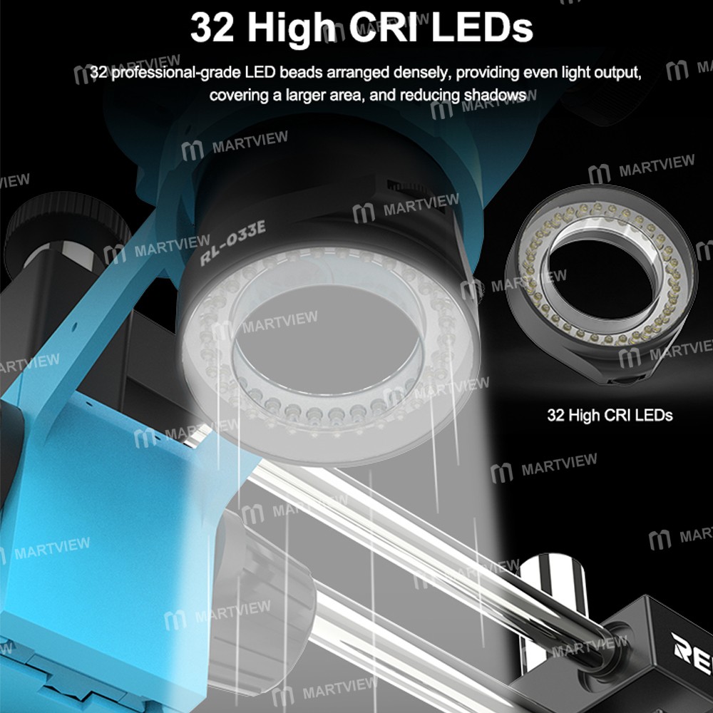 relife rl-033e-adjustable-brightness-32-leds-microscope-light-source-8