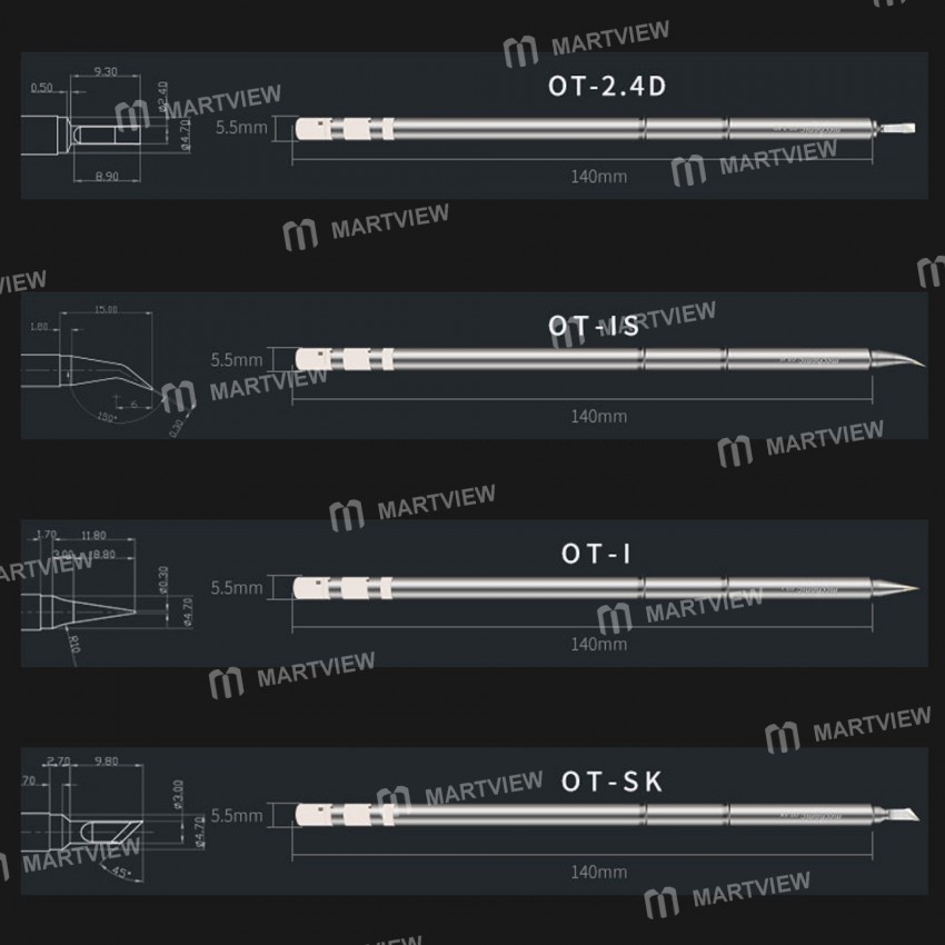 Mechanic T12 Soldering Iron Tips for T12 Soldering Rework Station