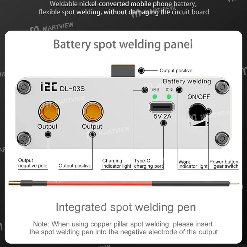 new version-i2c-dl-03s-failure-detection-short-circuit-repair-spot-welder-for-lithium-battery-6