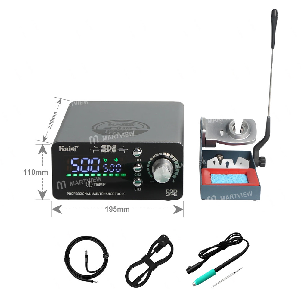 kaisi sd2-c210-color-digital-display-soldering-rework-station-for-pcb-smd-repair-6