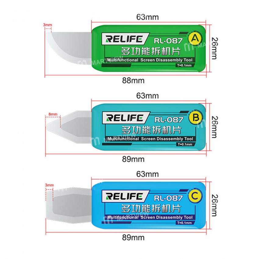relife rl-087-multi-function-ultra-thin-steel-disassembly-blade-set-9
