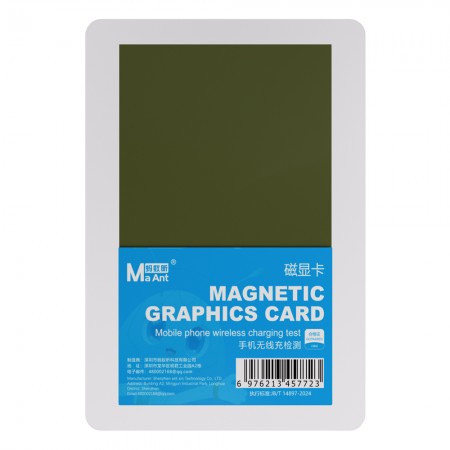 MaAnt M096 Magnetic Graphics Card for Mobile Phone Wireless Charging Test