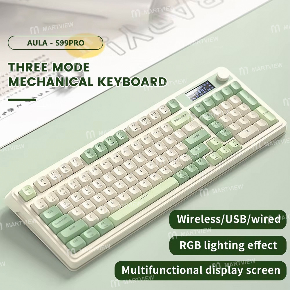 aula s99pro-bluetoothtype-c-wired24g-wireless-rgb-keyboard-with-digital-display-screen-9