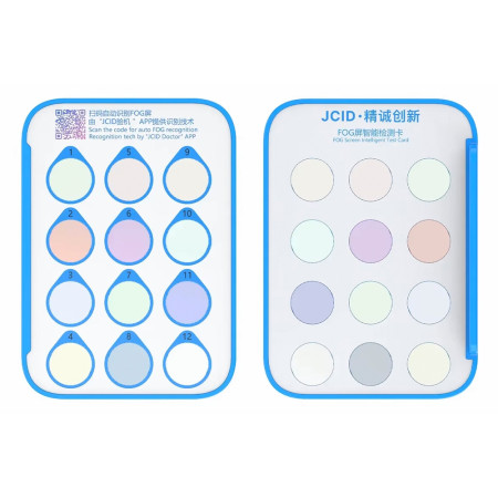 JCID AI Auto Detection High Accuracy FOG Screen Intelligent Test Card