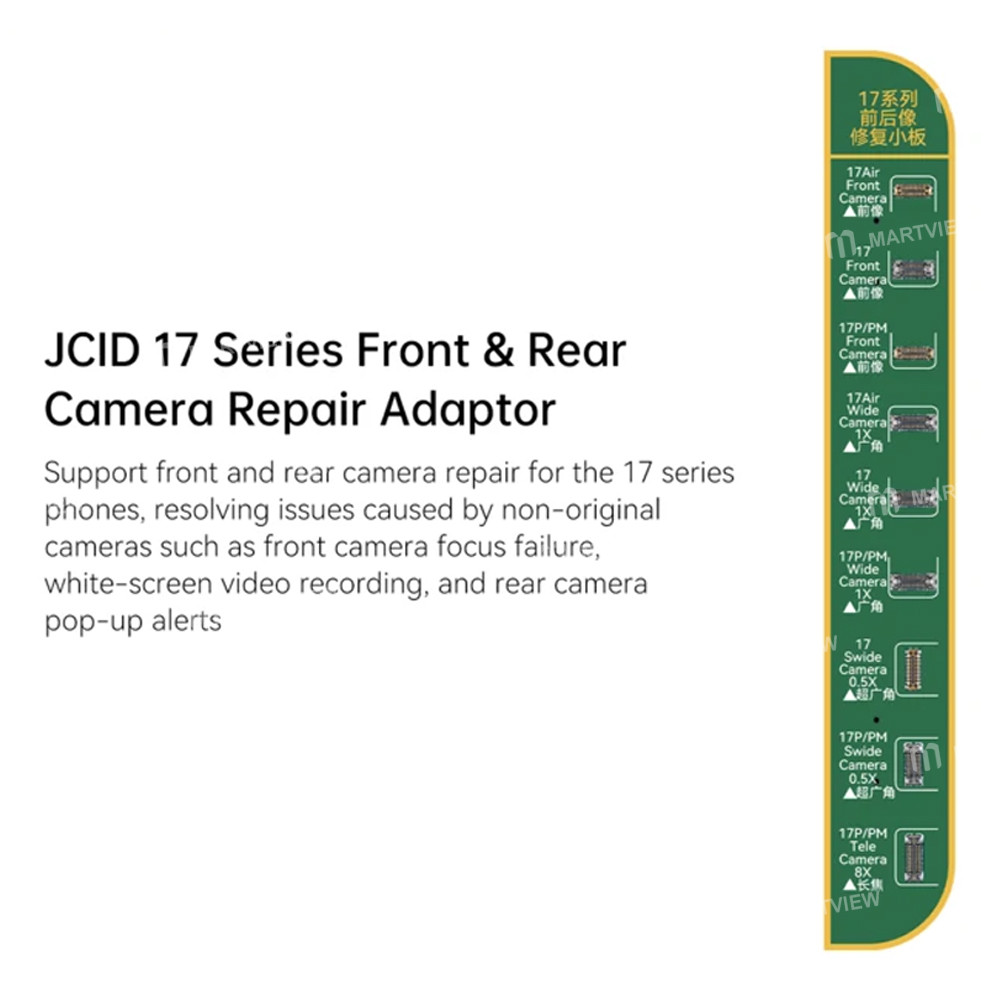 jcid front-ultra-wide-angle-camera-flex-cable-repair-adaptor-for-iphone-17-series---soldering-type-2