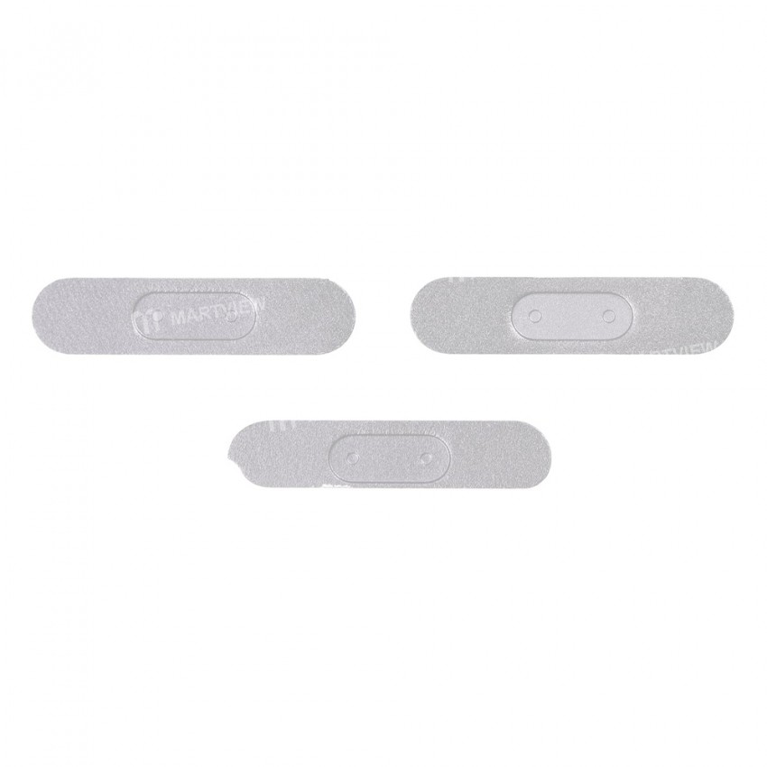 Replacement side button set for iPad Mini 5 silver