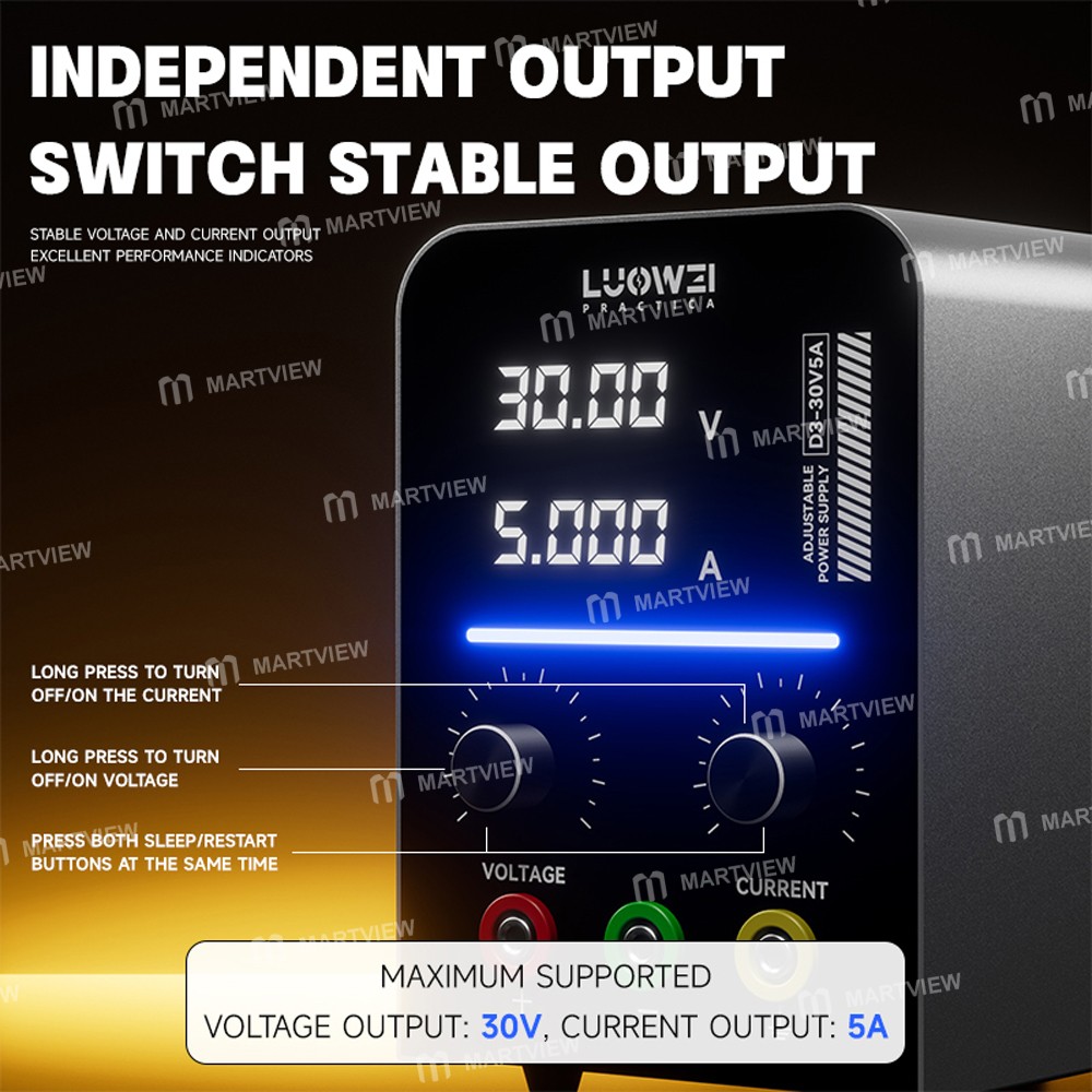 luowei d3-30v-5a-regulated-adjustable-digital-dc-power-supply-for-mobile-phone-repair-4