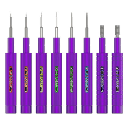 LB Tool 8-in-1 Computer and Drone Magnetic Precision 2D Screwdriver Set for Disassembly and Repair
