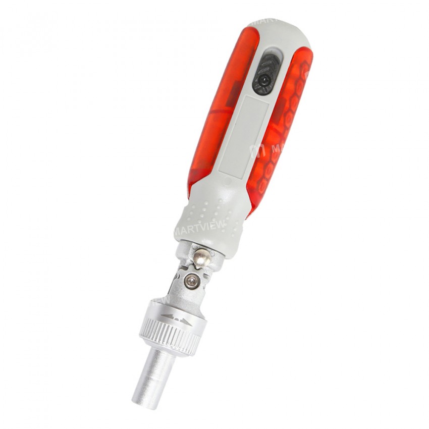 BST-8937 14-in-1 Multi-function Multi-Angle Rotating Ratchet Screwdriver with Magnetic Bits