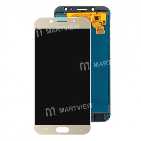 OLED LCD Display Touch Screen Digitizer Assembly Replacement for Samsung Galaxy J7 Pro 2017 J730F - Gold