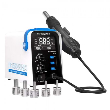 Forward HA01 / HA02 Straight / Cyclone 800W Digital Display Hot Air Gun BGA Rework Station